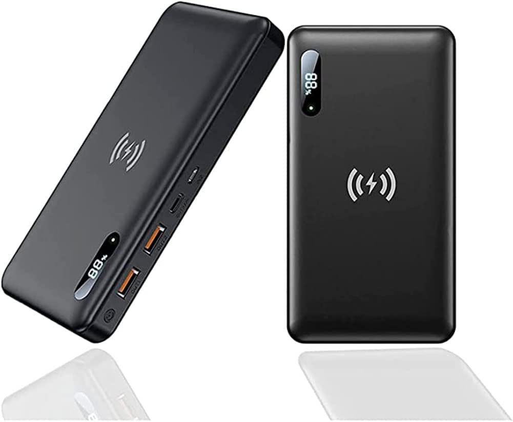Wireless Power Bank Fast Charging - Black