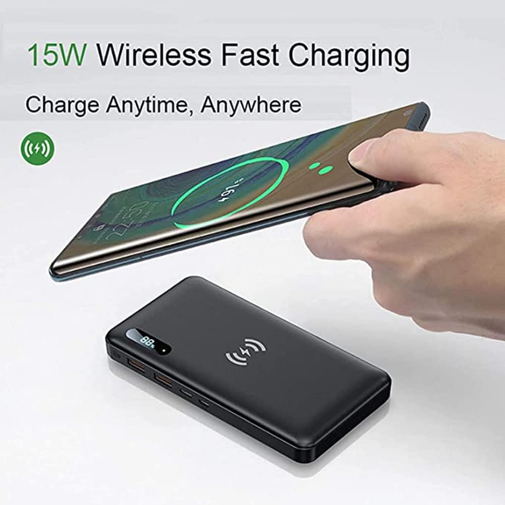 Wireless Power Bank Fast Charging - Black