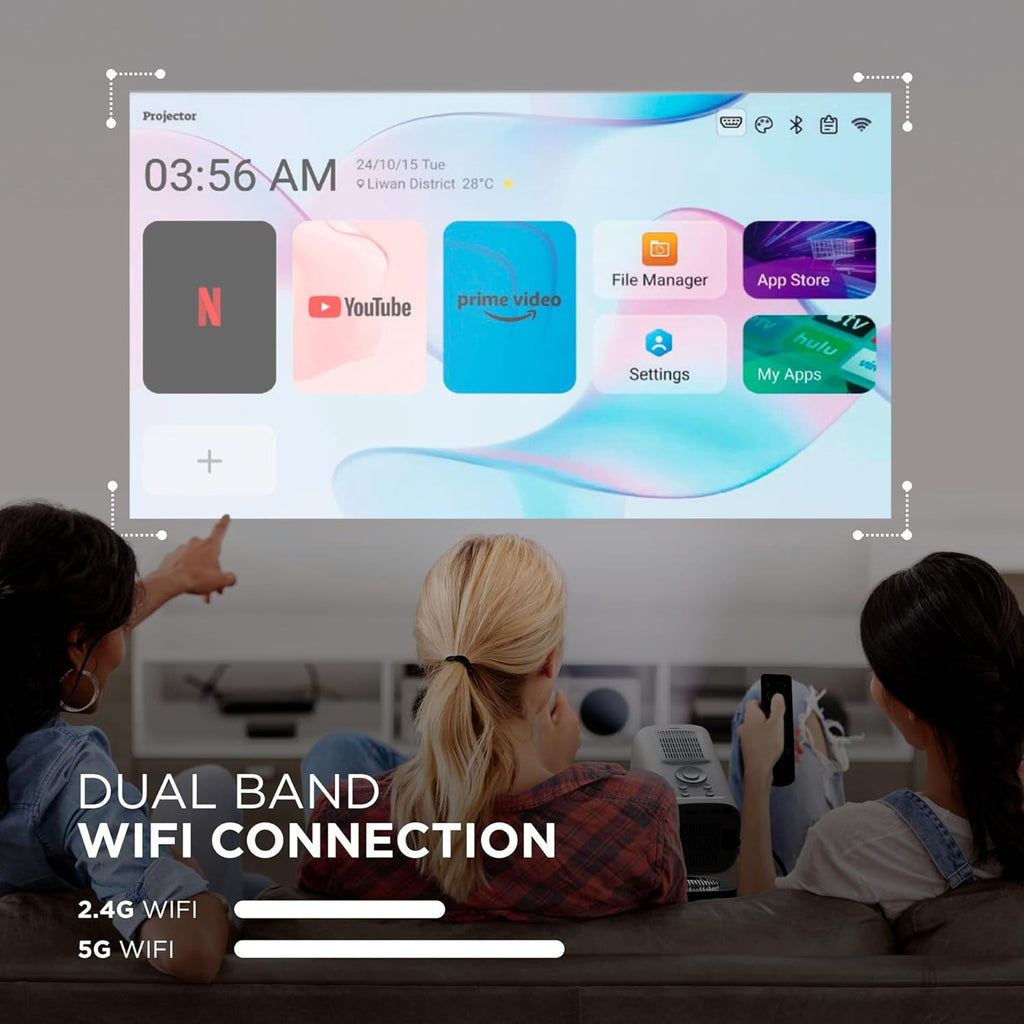 Portable Projector 4K Support