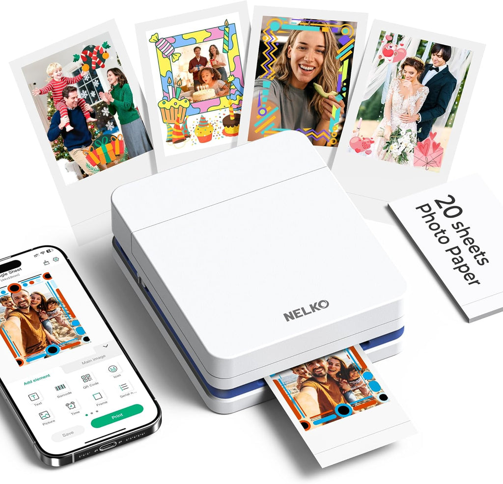 Mini Photo Printer Instant Smartphone