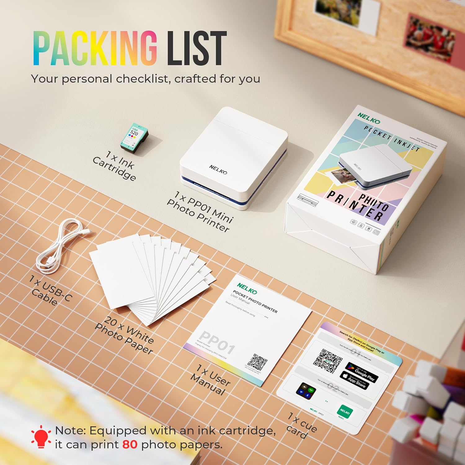 Mini Photo Printer Instant Smartphone